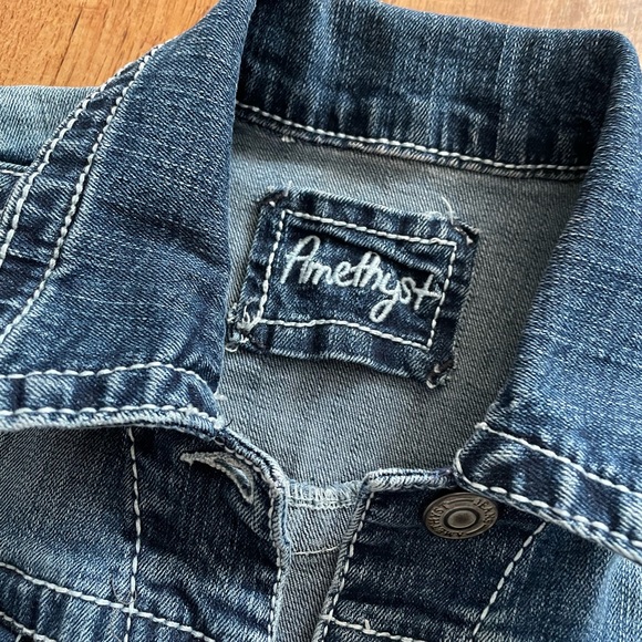 Amethyst Blue Jean Jacket - Picture 3 of 9